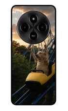 Rollercoaster Dog Poco M7 5G Glass Case
