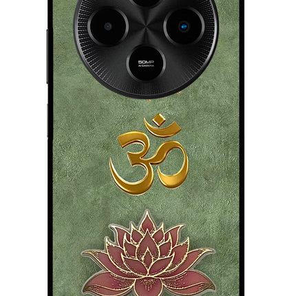 Om & Lotus Poco M7 5G Glass Case