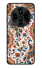 White Mayura Poco M7 5G Glass Case