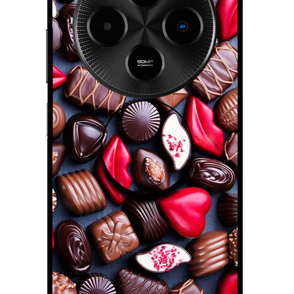 Chocolates Poco M7 5G Pop Case by Casekaro