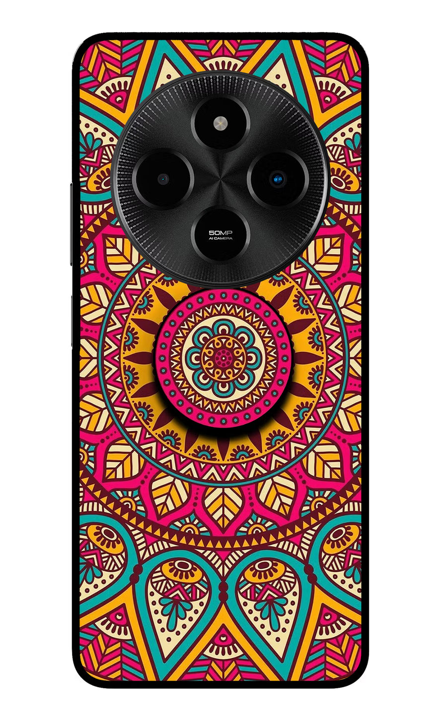 Mandala Poco M7 5G Pop Case, Glass case