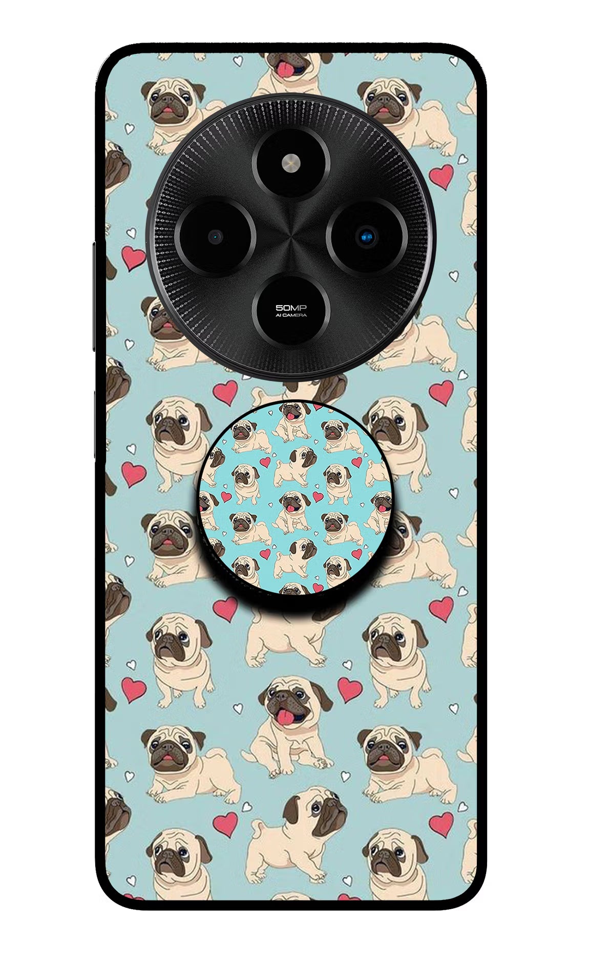 Pug Dog Poco M7 5G Pop Case by Casekaro