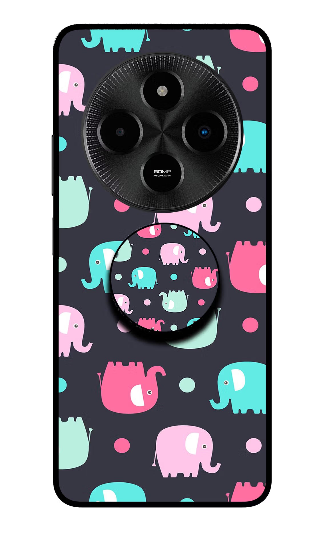 Baby Elephants Poco M7 5G Pop Case by Casekaro