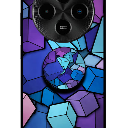 Cubic Abstract Poco M7 5G Pop Case by Casekaro