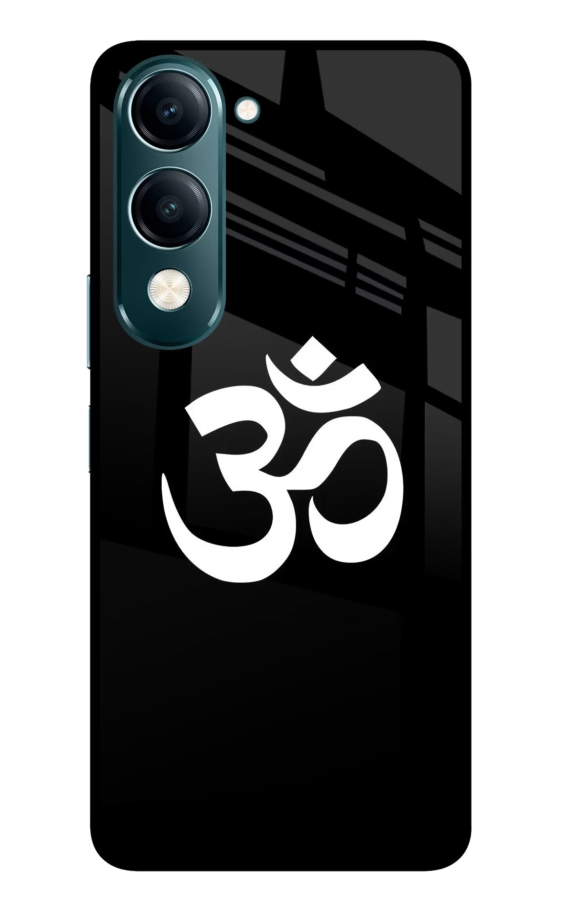 Om Vivo Y19s 5G Glass Case Back Cover by Casekaro