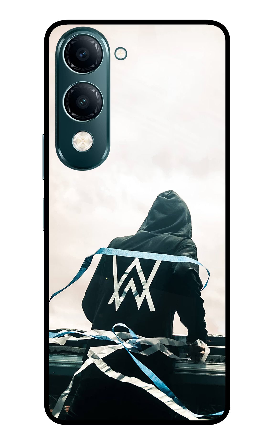 Alan Walker Vivo Y19s 5G Glass Case Back Cover by Casekaro