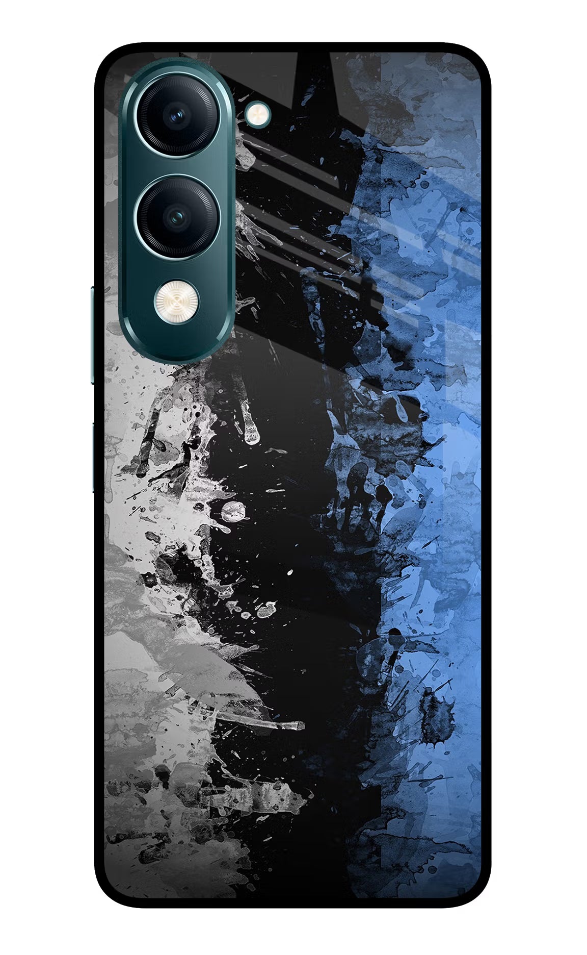 Artistic Design Vivo Y19s 5G Glass Case Back Cover by Casekaro