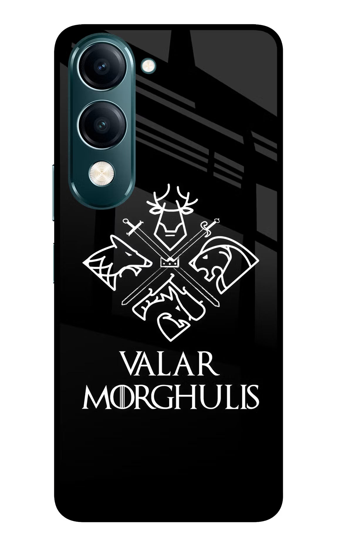 Valar Morghulis | Game Of Thrones Vivo Y19s 5G Glass Case Back Cover by Casekaro