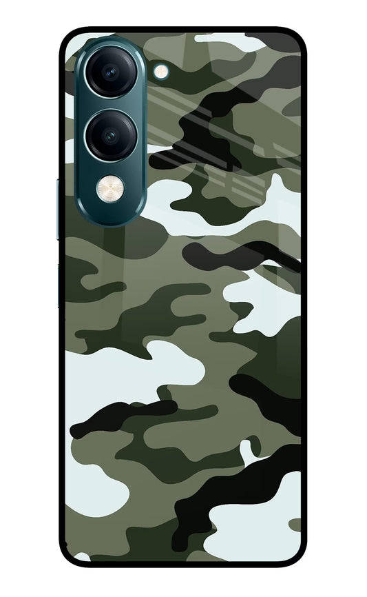 Camouflage Vivo Y19s 5G Glass Case