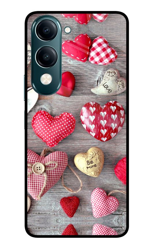 Love Wallpaper Vivo Y19s 5G Glass Case