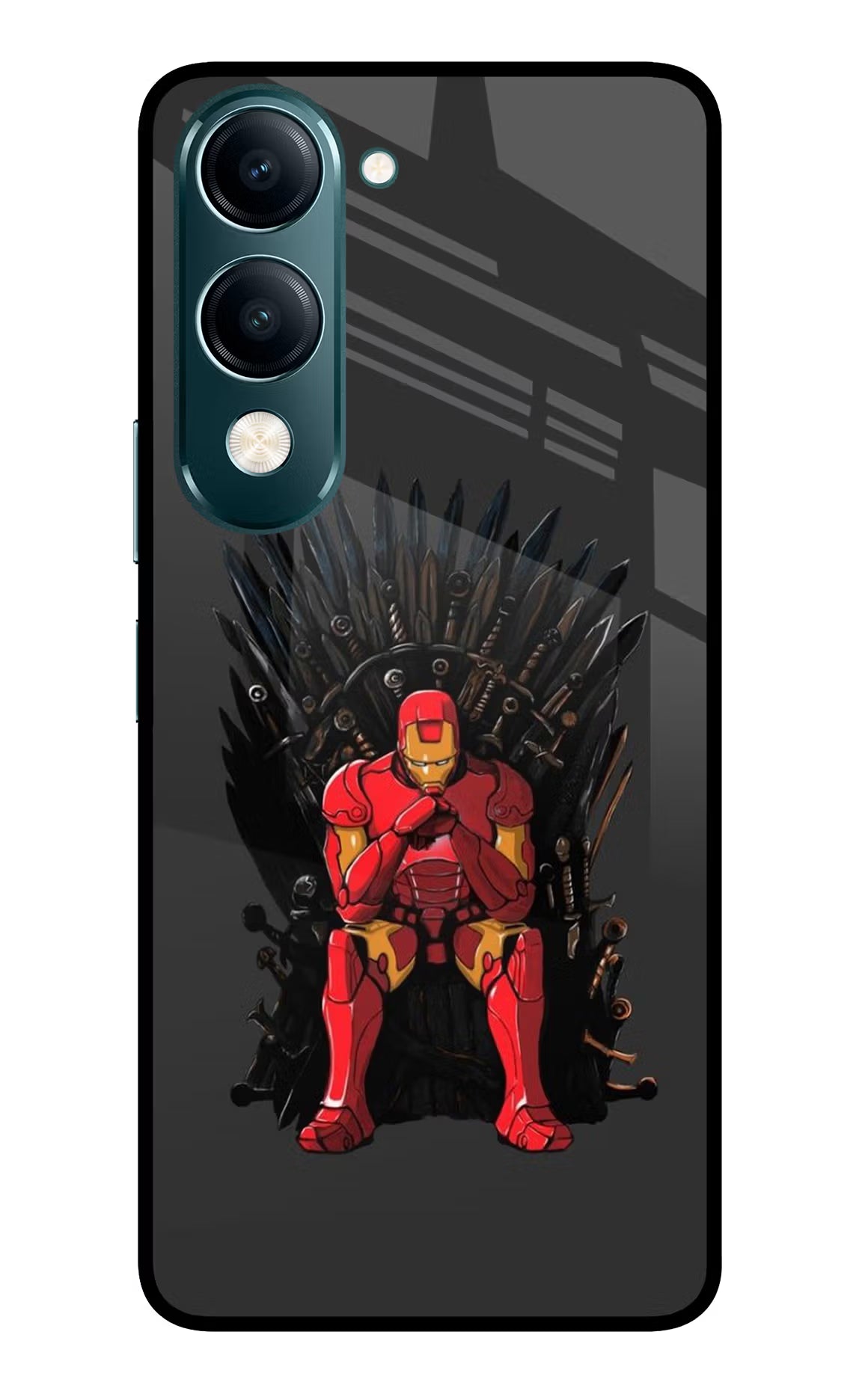 Ironman Throne Vivo Y19s 5G Glass Case
