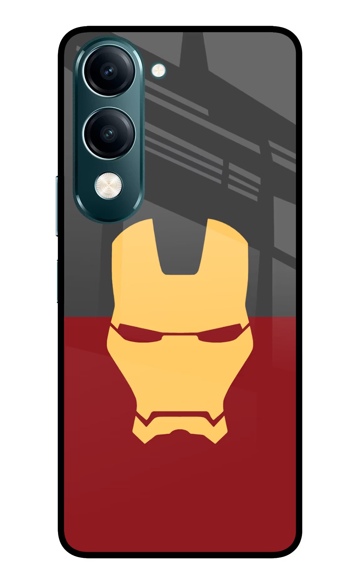 Ironman Vivo Y19s 5G Glass Case Back Cover by Casekaro