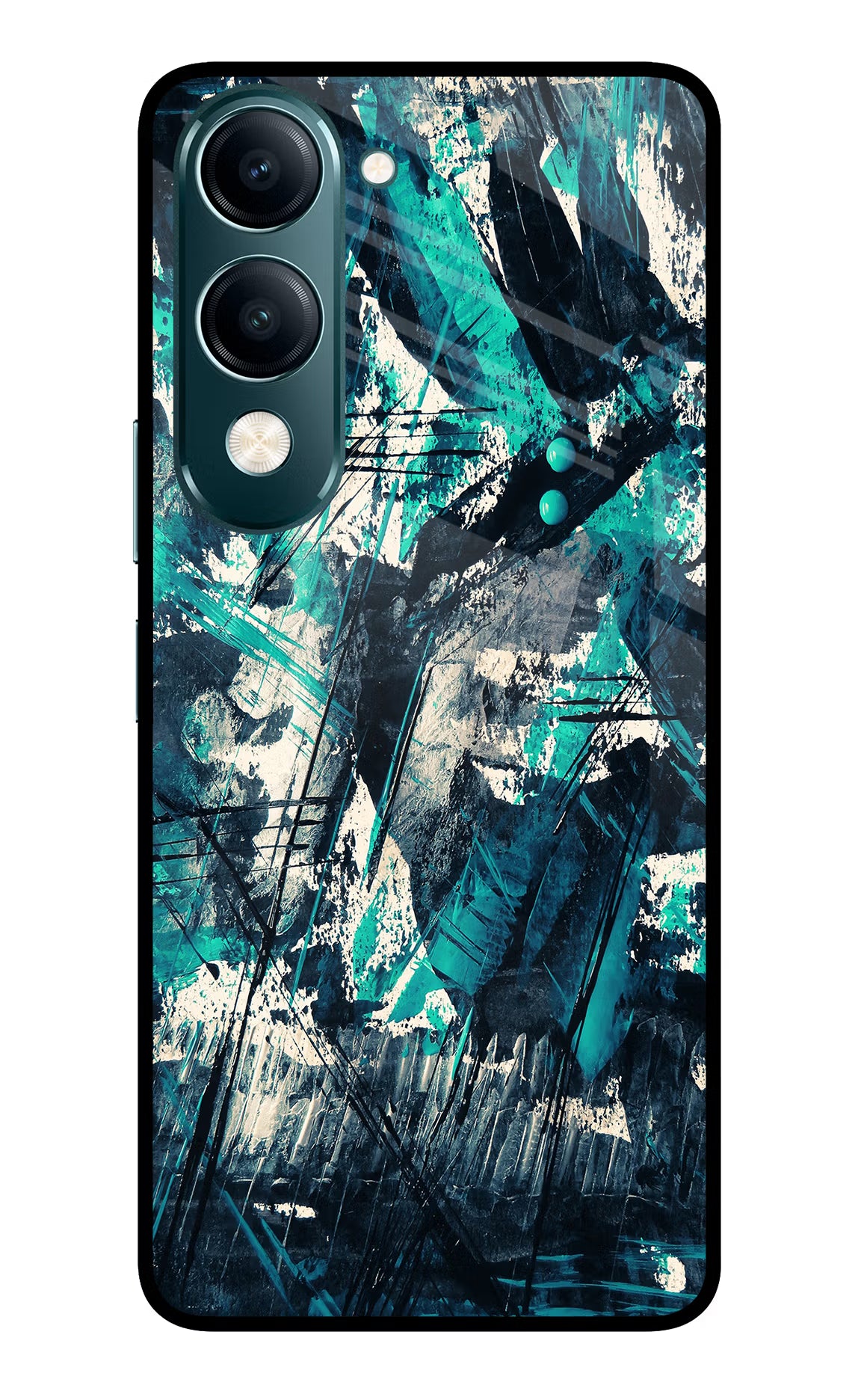 Artwork Vivo Y19s 5G Glass Case Back Cover by Casekaro