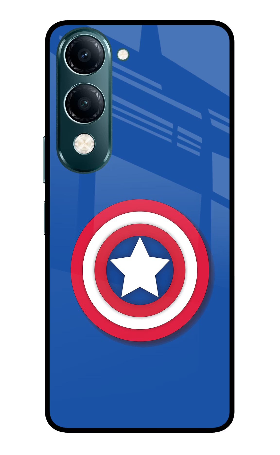 Shield Vivo Y19s 5G Glass Case Back Cover by Casekaro