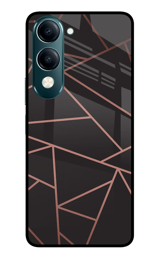 Geometric Pattern Vivo Y19s 5G Glass Case