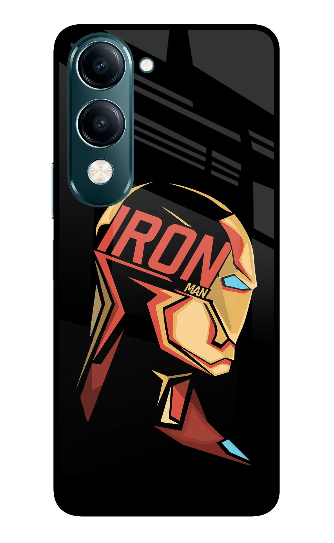 IronMan Vivo Y19s 5G Glass Case Back Cover by Casekaro