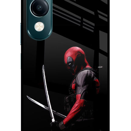 Deadpool Vivo Y19s 5G Glass Case Back Cover by Casekaro