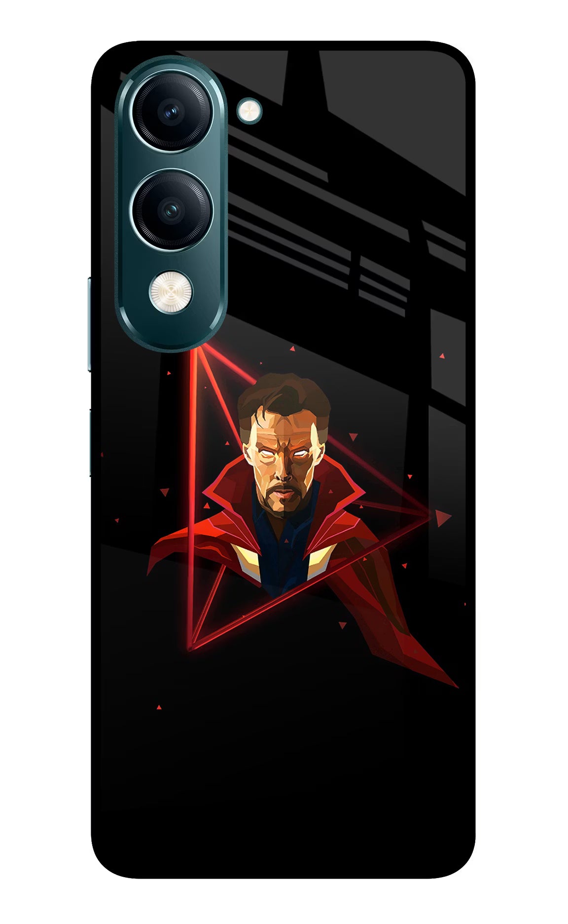 Doctor Ordinary Vivo Y19s 5G Glass Case Back Cover by Casekaro