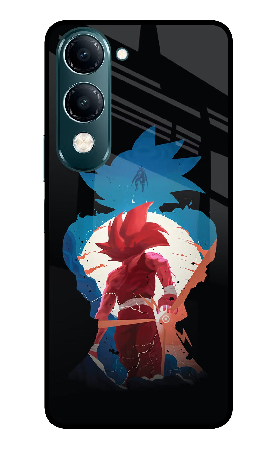 Goku Vivo Y19s 5G Glass Case Back Cover by Casekaro