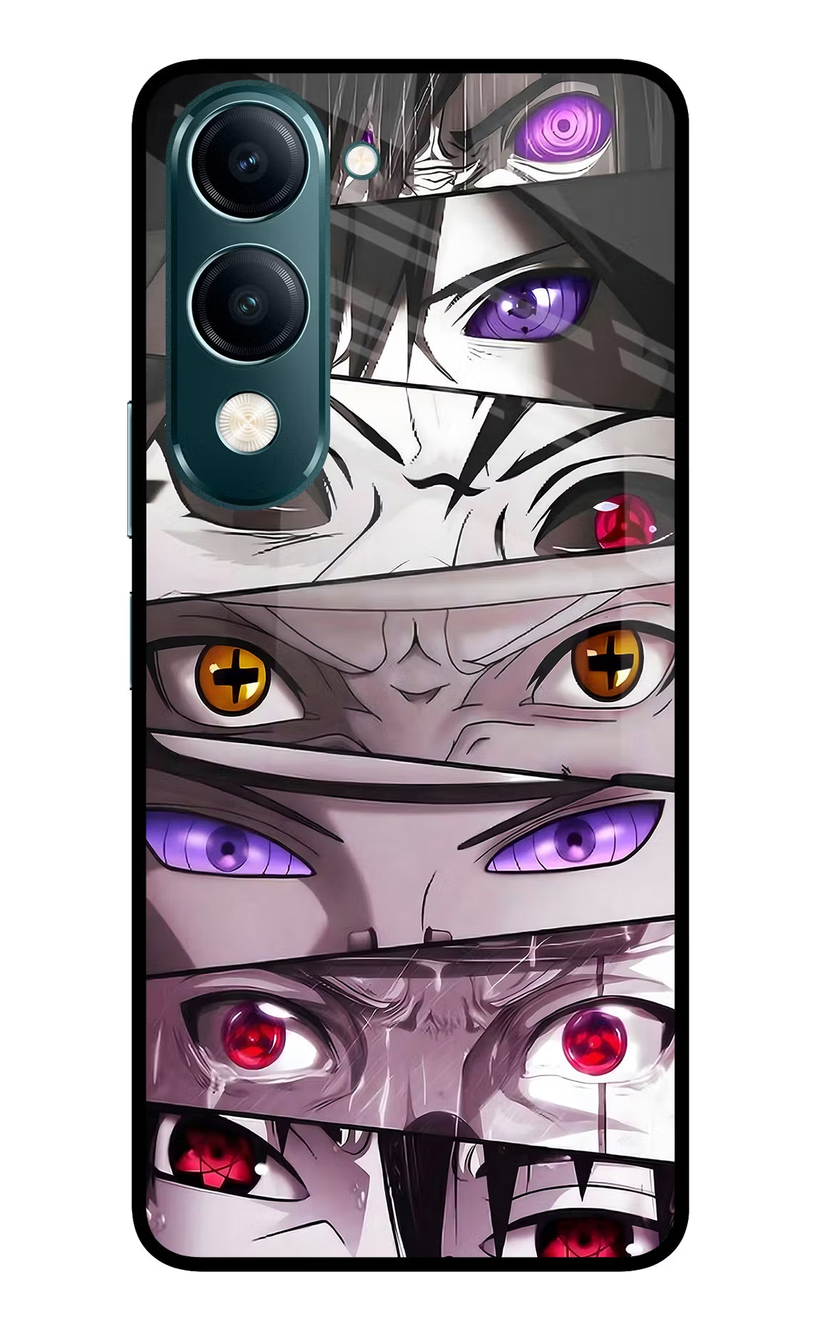 Naruto Anime Vivo Y19s 5G Glass Case Back Cover by Casekaro
