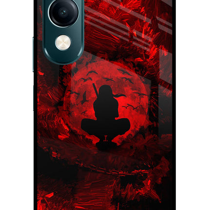 Itachi Uchiha Vivo Y19s 5G Glass Case Back Cover by Casekaro