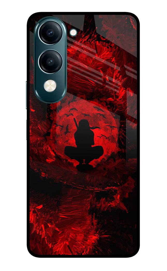 Itachi Uchiha Vivo Y19s 5G Glass Case Back Cover by Casekaro