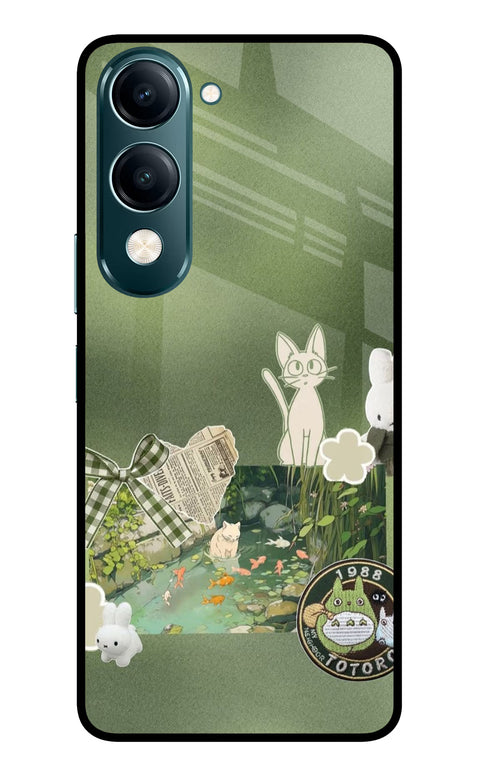 Aesthetic anime Vivo Y19s 5G Glass Case