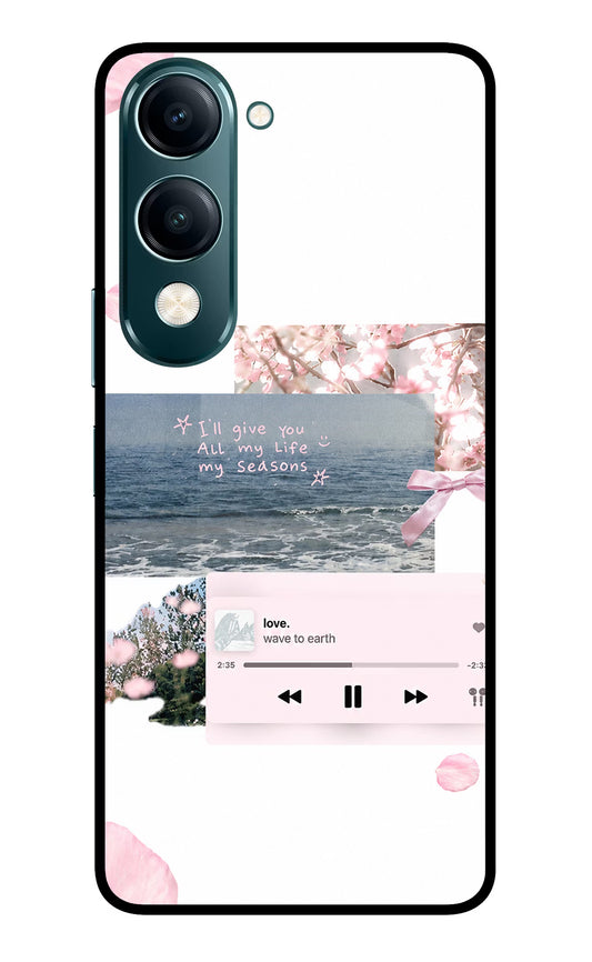 Wave to earth Vivo Y19s 5G Glass Case