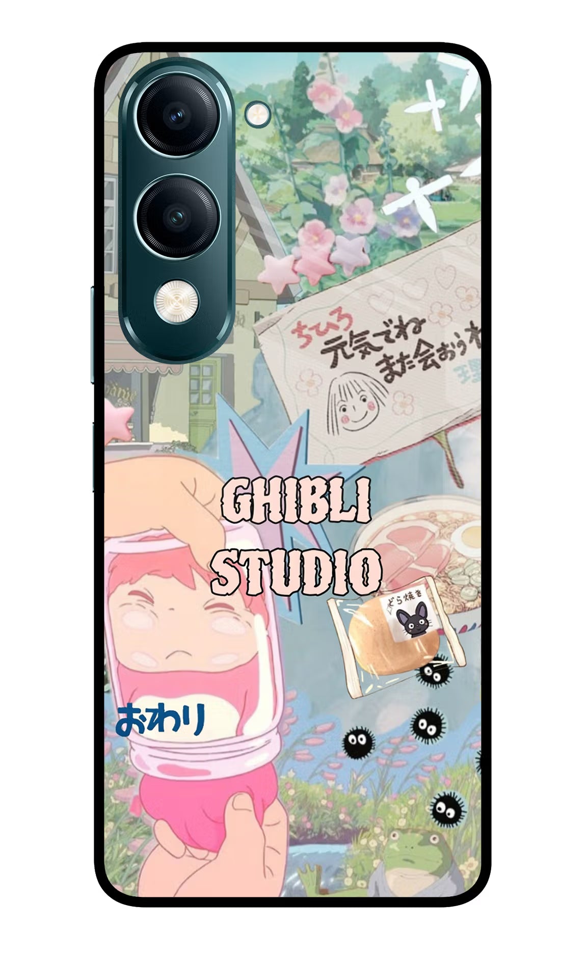 Studio Ghibli Vivo Y19s 5G Glass Case