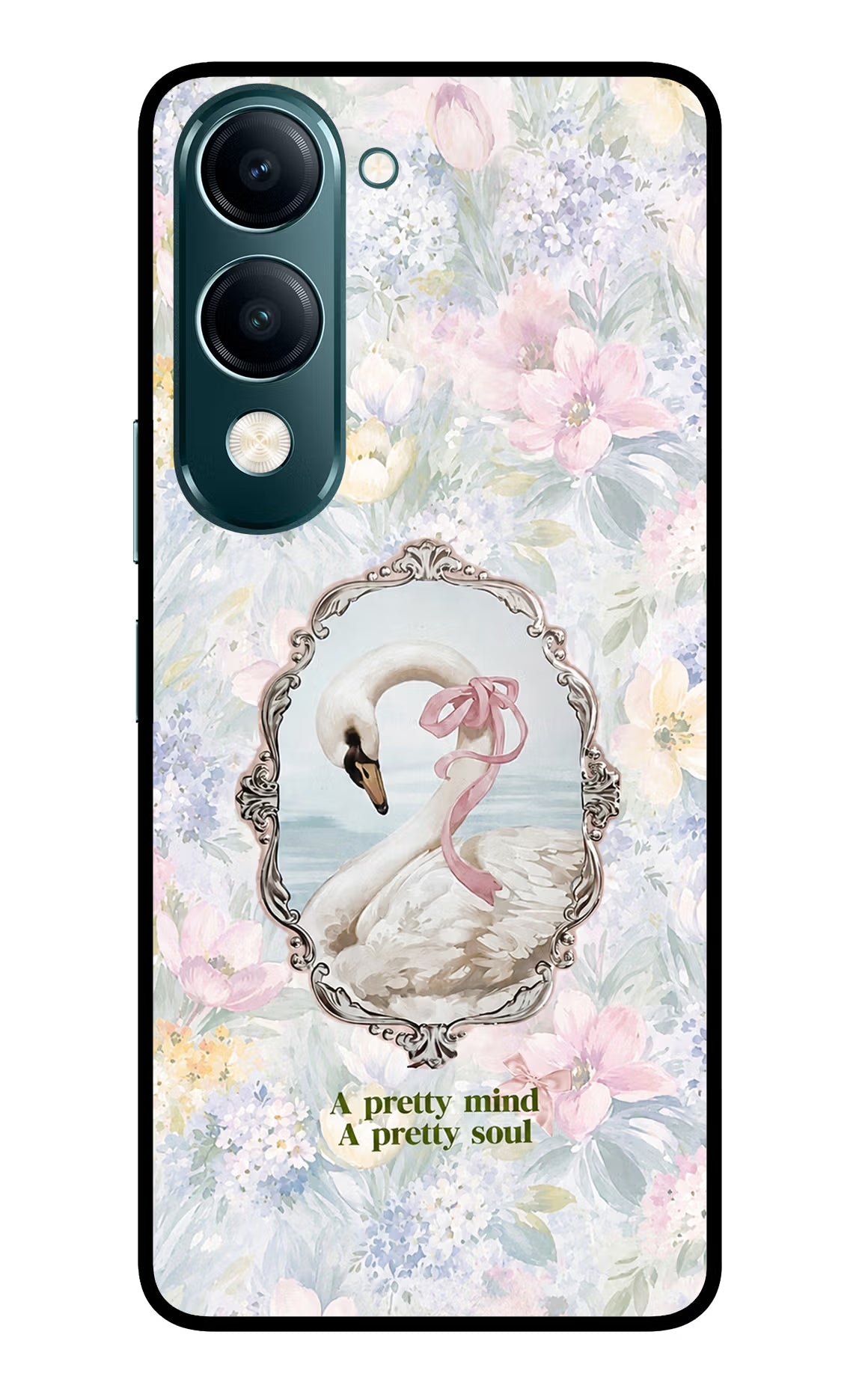 Pretty Mind Pretty Soul Vivo Y19s 5G Glass Case