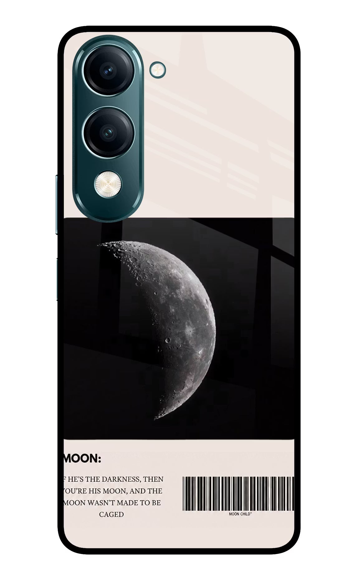 Moon Phase Vivo Y19s 5G Glass Case