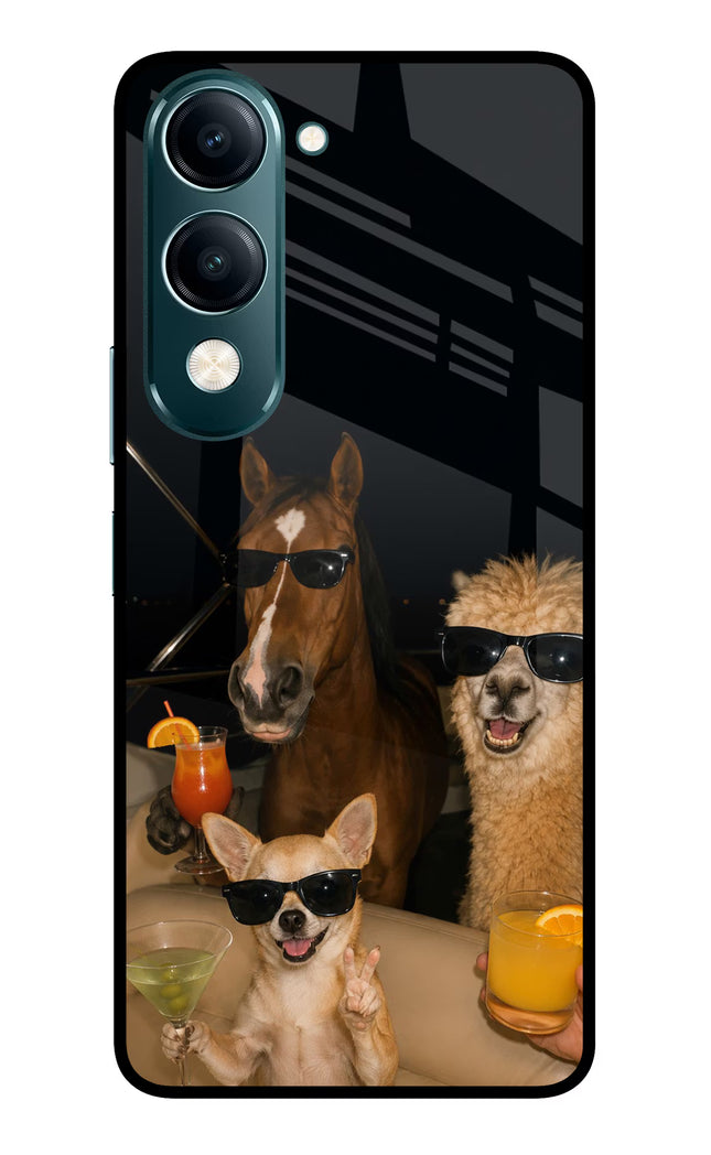 Party Squad Vivo Y19s 5G Glass Case