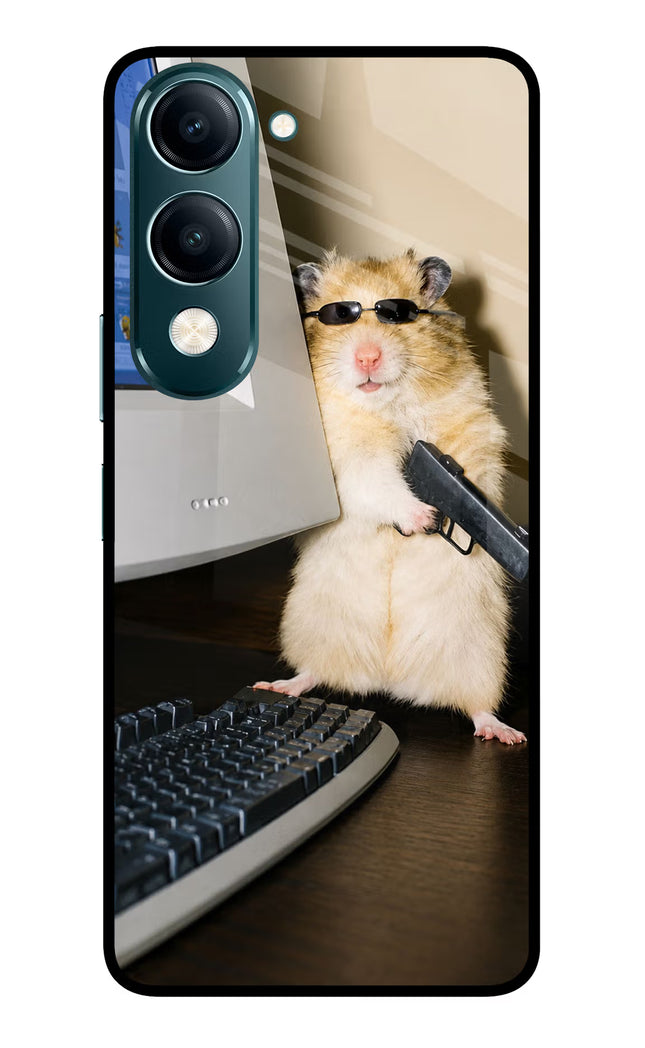 Hacker Hamster Vivo Y19s 5G Glass Case