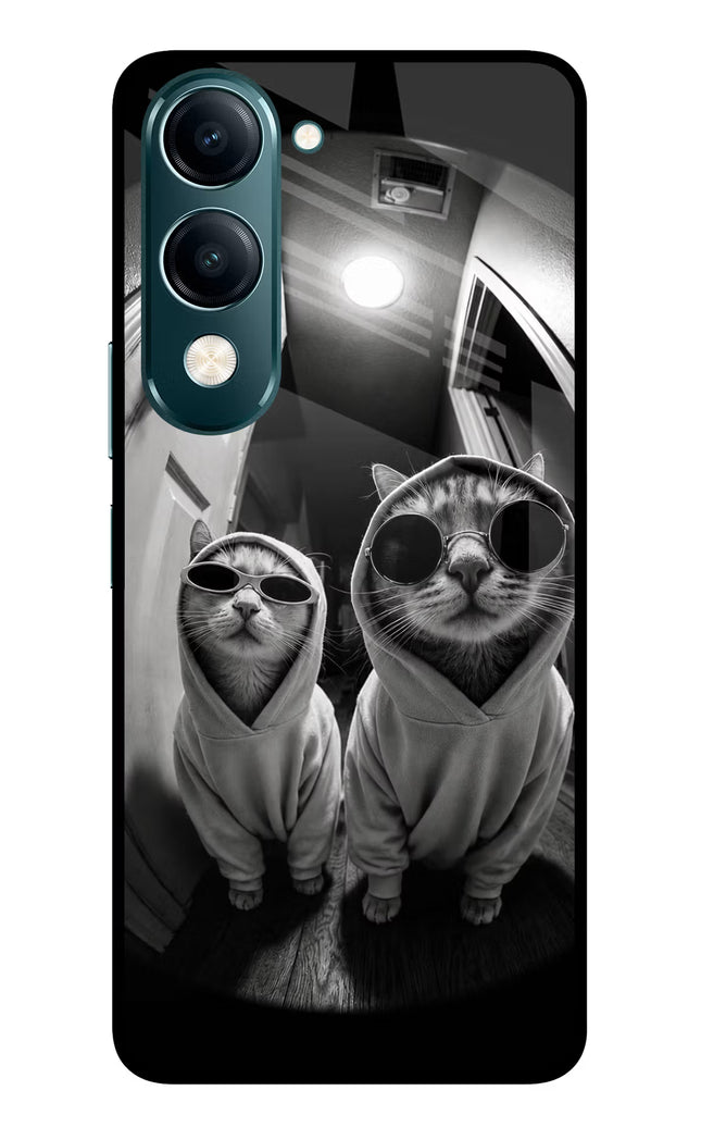 Hood Cats Vivo Y19s 5G Glass Case