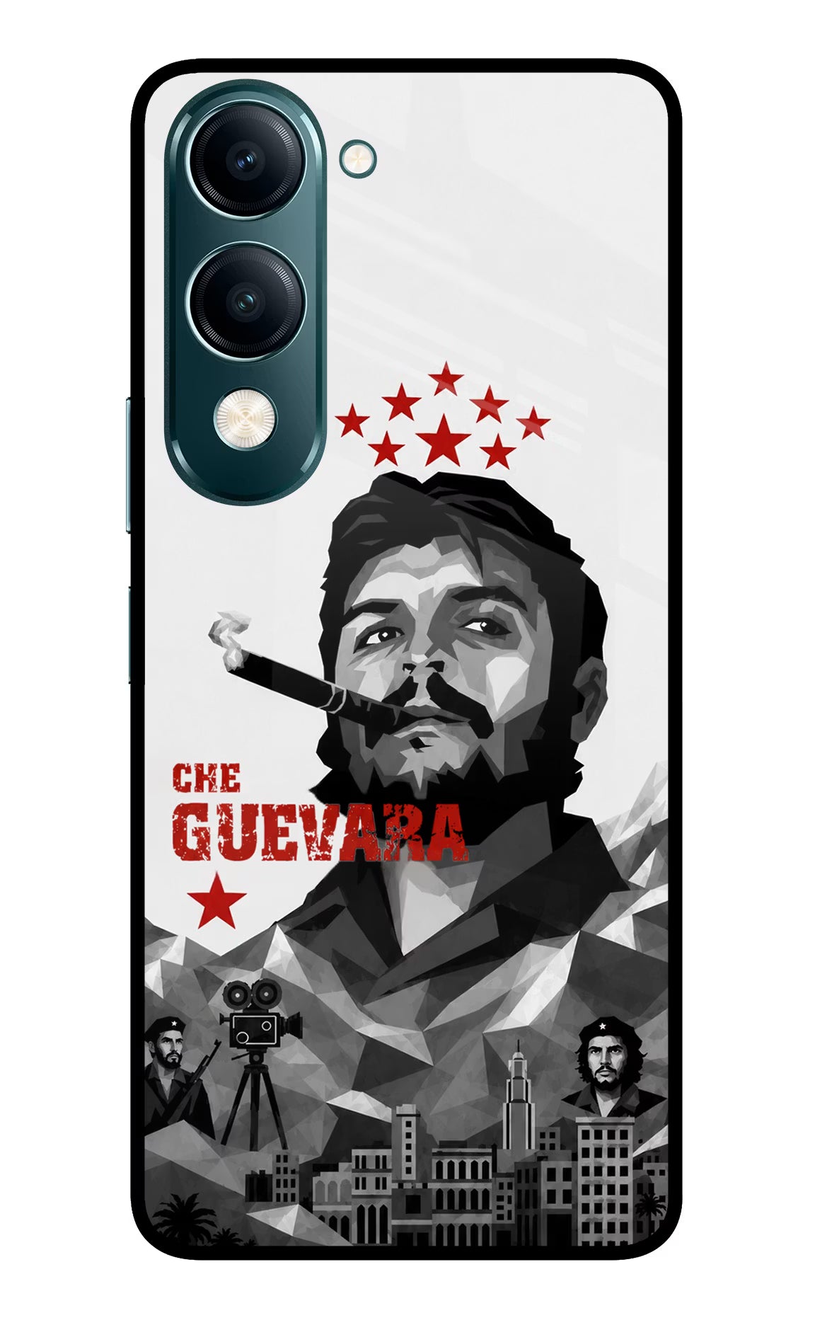 Che Guevara Iconic Vivo Y19s 5G Glass Case