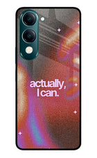 Pink Aura Vivo Y19s 5G Glass Case