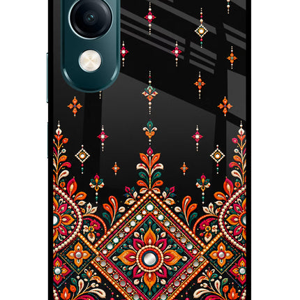 Noir Mehfil Vivo Y19s 5G Glass Case