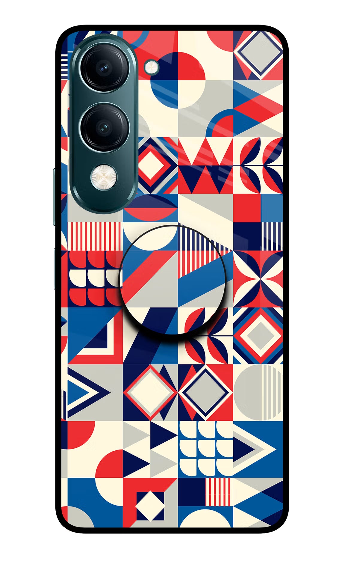 Colorful Pattern Vivo Y19s 5G Pop Case by Casekaro