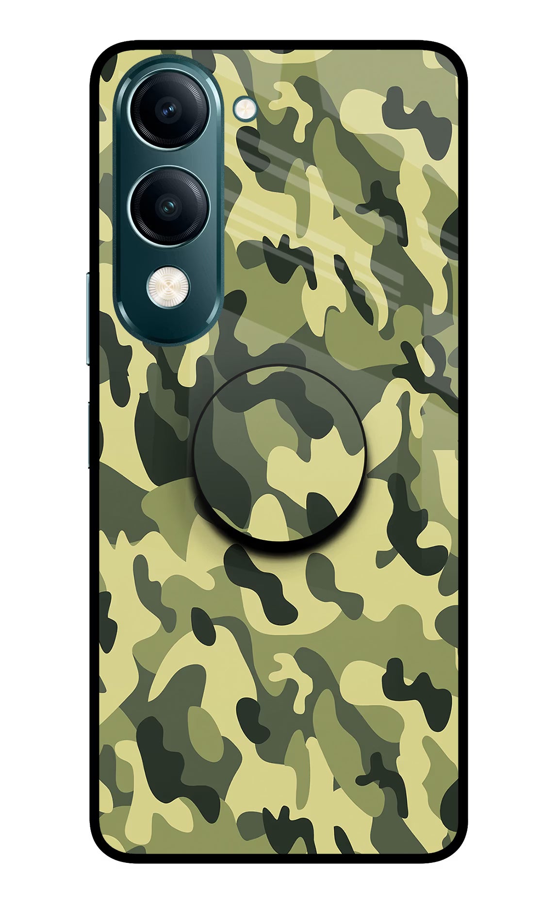 Camouflage Vivo Y19s 5G Pop Case by Casekaro