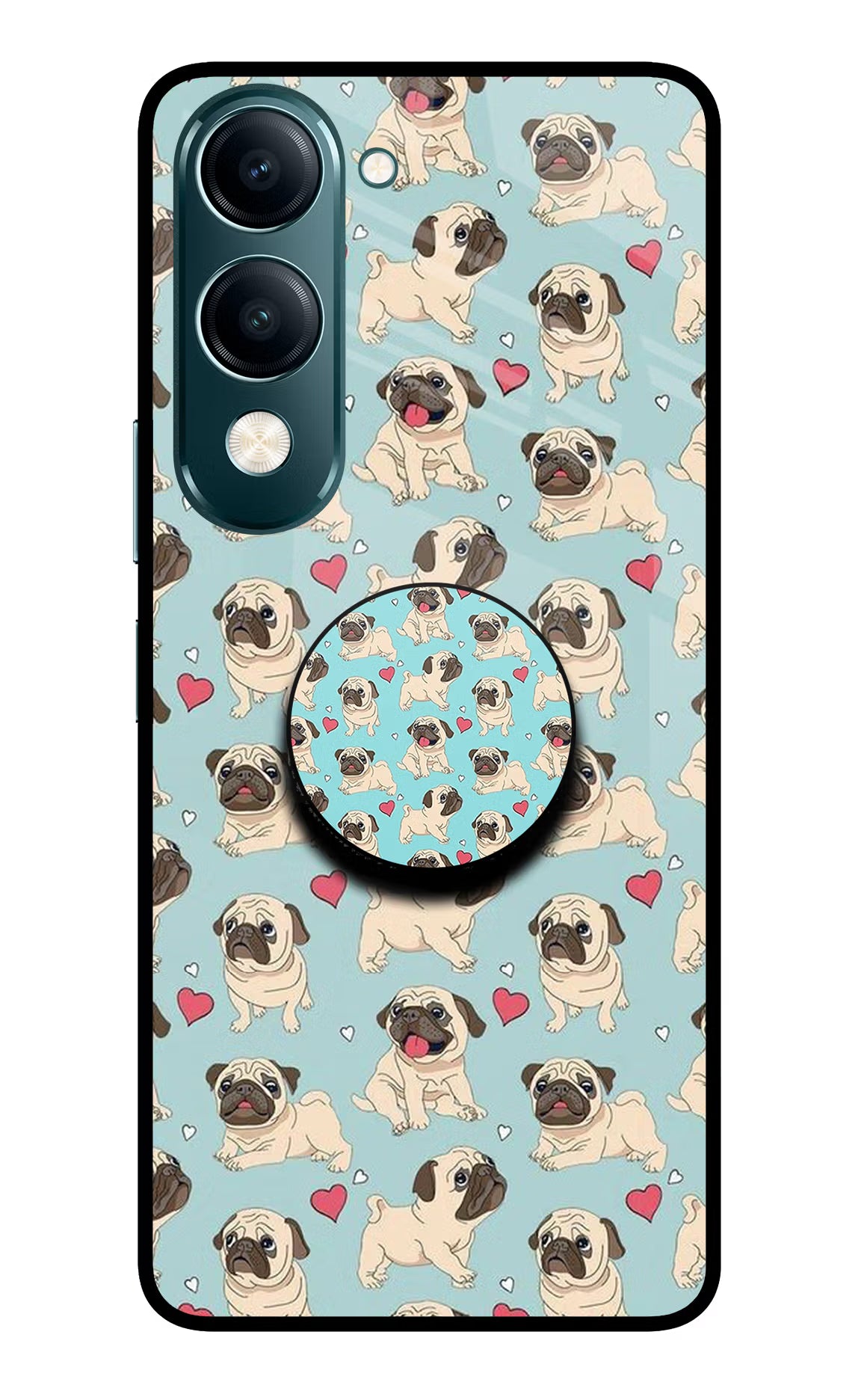 Pug Dog Vivo Y19s 5G Pop Case by Casekaro