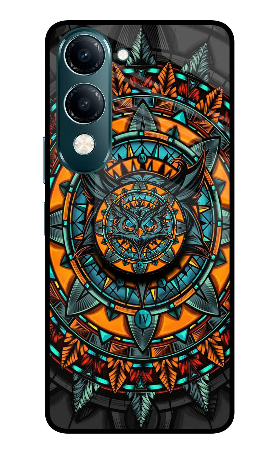 Angry Owl Vivo Y19s 5G Pop Case, Glass case