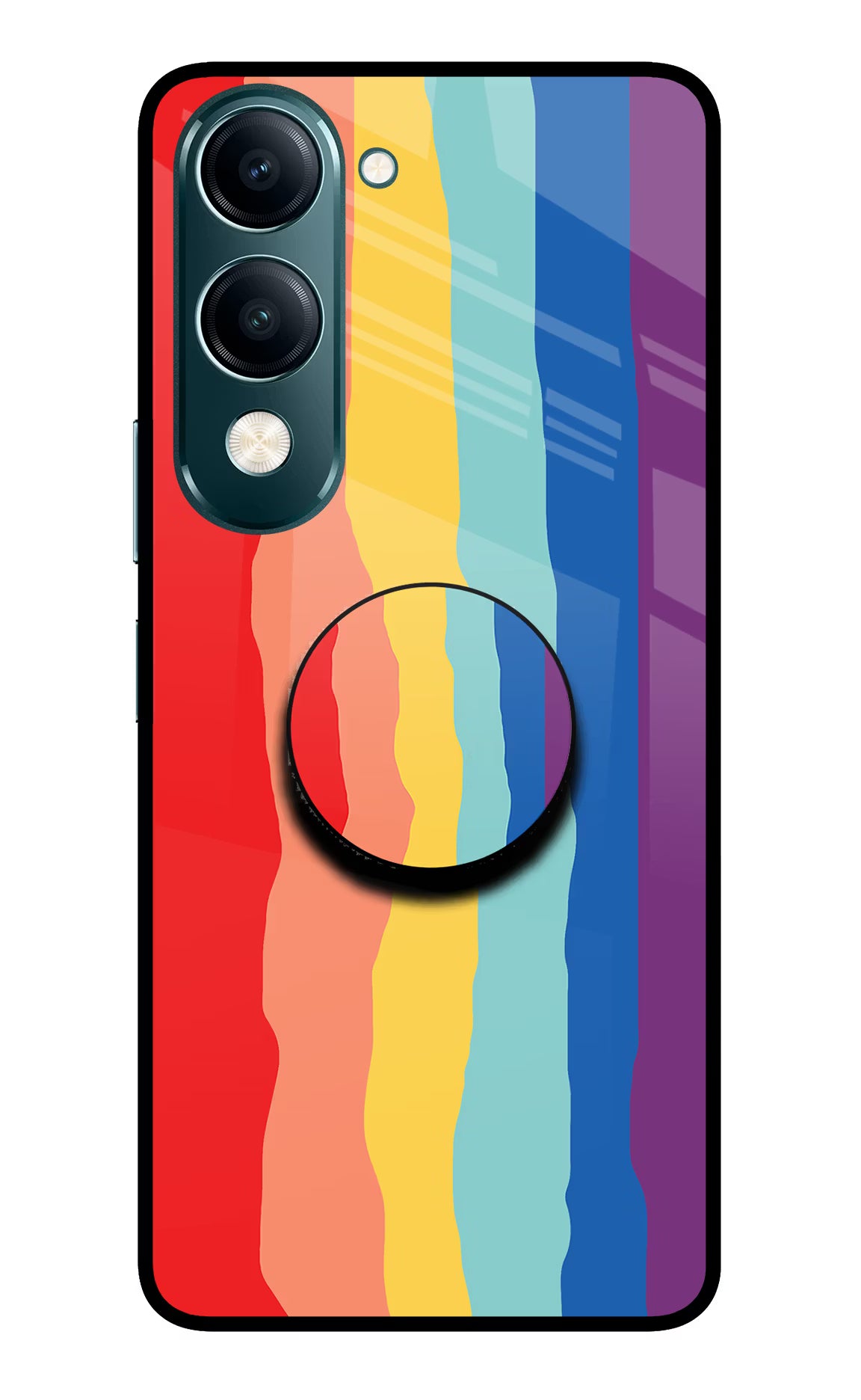 Rainbow Vivo Y19s 5G Pop Case by Casekaro
