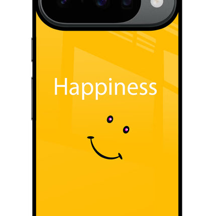 Happiness With Smiley Google Pixel 10 Glass Case