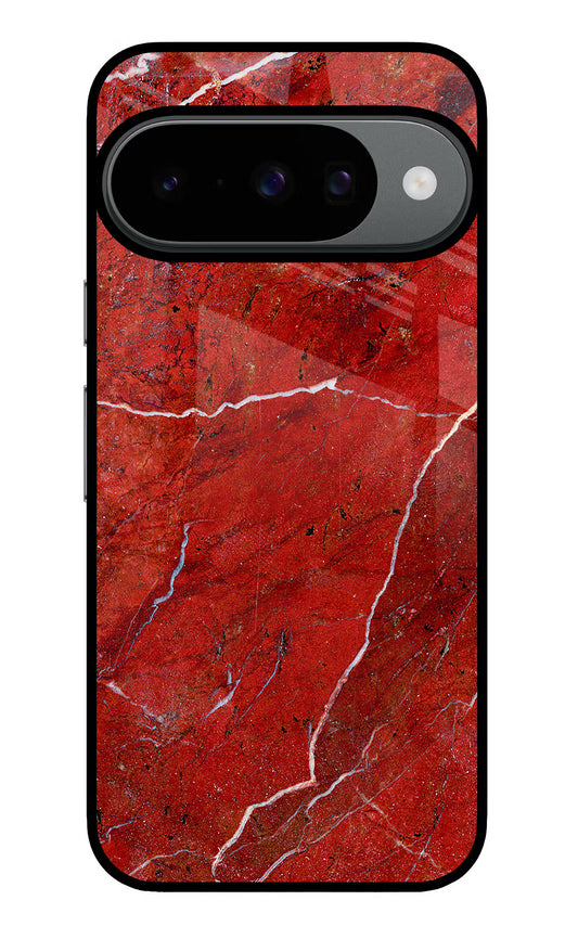 Red Marble Design Google Pixel 10 Glass Case