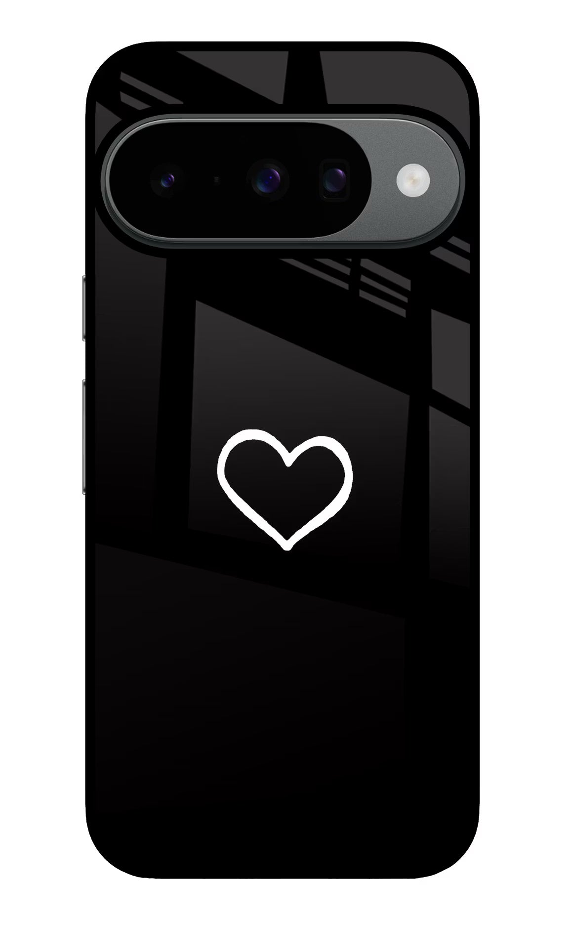 Heart Google Pixel 10 Glass Case Back Cover by Casekaro