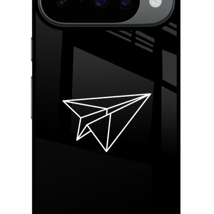 Paper Plane White Google Pixel 10 Glass Case