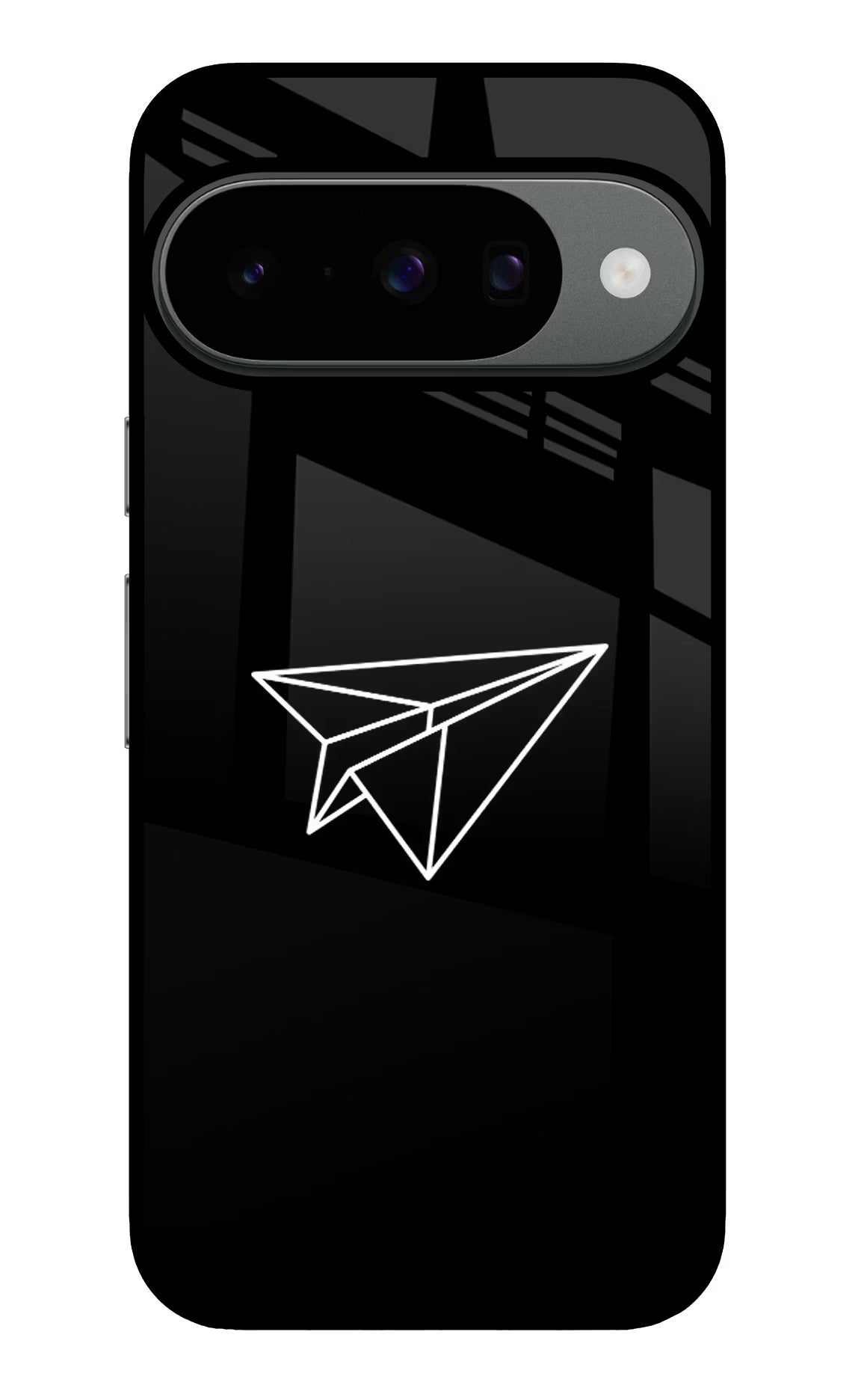 Paper Plane White Google Pixel 10 Glass Case Back Cover by Casekaro