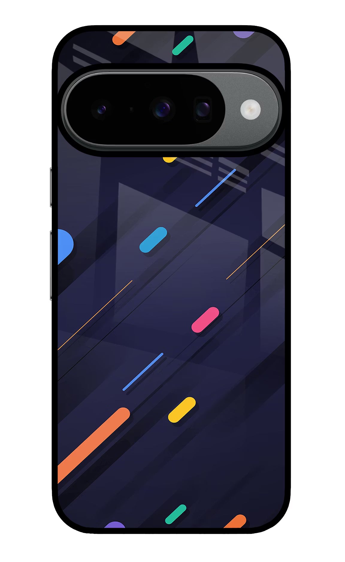 Abstract Design Google Pixel 10 Glass Case Back Cover by Casekaro