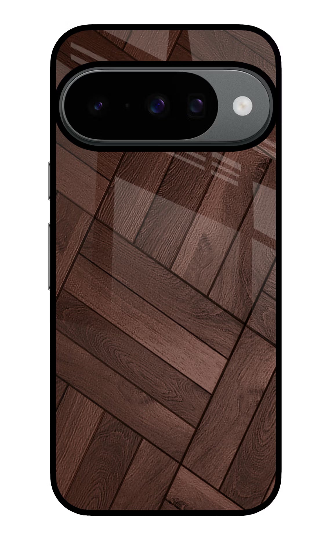 Wooden Texture Design Google Pixel 10 Glass Case Back Cover by Casekaro