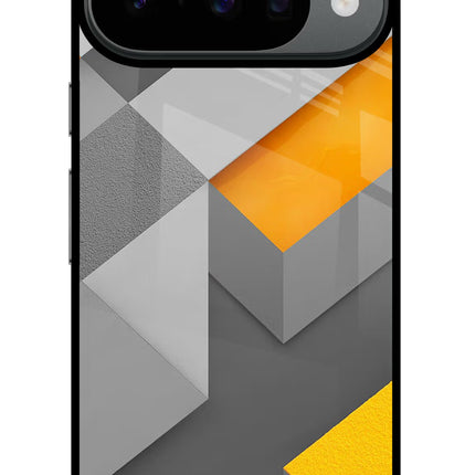 Abstract Google Pixel 10 Glass Case